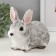 Piggy bank "Rabbit No. 1 Farm" Height 14 cm, width 10 cm, length 18 cm
