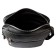 Male bag, lightning department, 1 external pocket, adjustable belt, black color