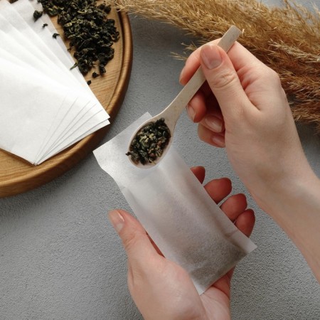 Filter packages for brewing tea "Economy", for a teapot, 50 pcs., 5 x 12 cm-5