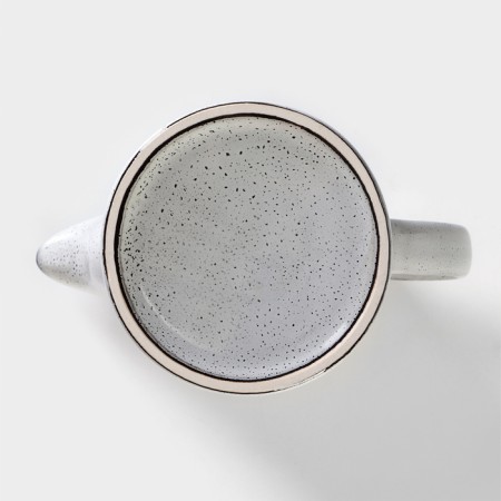 Porcelain kettle Nebbia, 500 ml, gray color-6