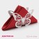 Salphetens Dolyana "Butterfly", 13.5 × 4 × 9 cm, white color