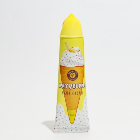 Hand cream "Banana with ice cream" moisturizing, 30 ml-1