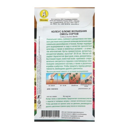 Seeds Koleus "Wizard", a mixture of varieties-1