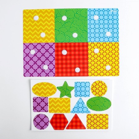 Velcro game, designer "Study forms according to the segon method", Fun Velcro Mini, 12 details-2