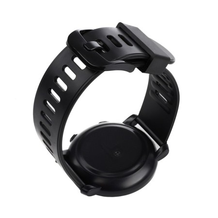 Men's washing watches, silicone strap, black-4