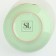 Deep plate ceramic "Avocado", 14.5 cm, 550 ml, green color