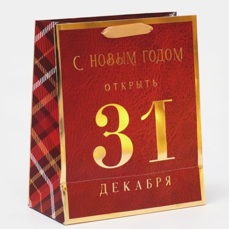 Laminated vertical package Happy New Year, 21.5 x 25 x 10 cm, New Year-2
