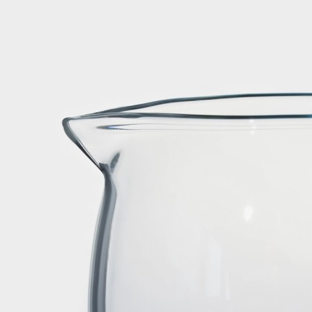 Glass Glass Magistro "Modern", 1.4 l, with a lid, the color is blue-2