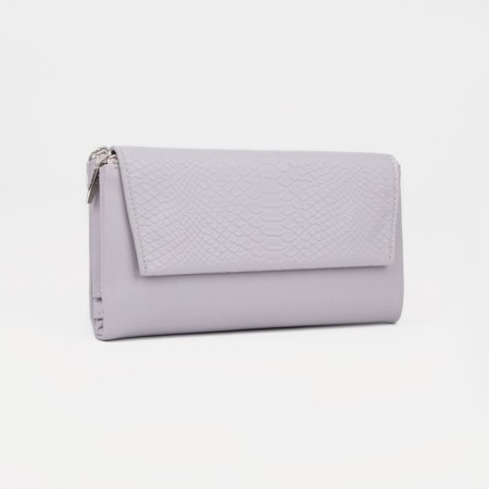 Women's wallet on magnets, the color is light gray