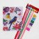 Crossing with a cross with beads "Bird", a set for creativity, 20 x 25 cm