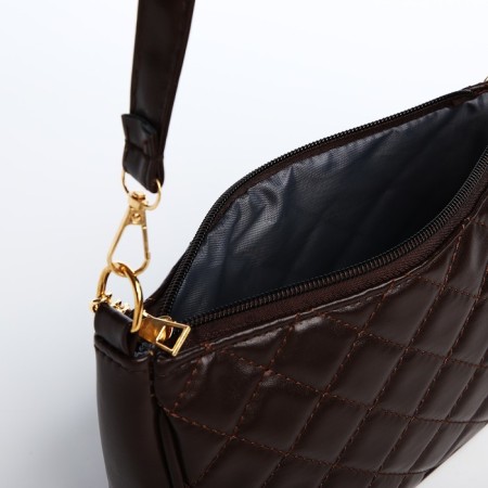 Bag Baget with lightning, brown color-6