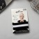 Hair gum "Trio" (set 3 pcs) classic, 5.5 cm, black and white