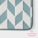 Bath and toilet rug of Dolyan "Rally", 40 × 60 cm, turquoise color