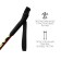 Ski fiberglass sticks, length 100 cm, MIX color