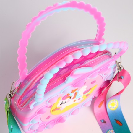 Bag's bag with lightning, pink/blue color-2