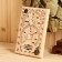Thermometer-gigrometer "with a light steam", wood