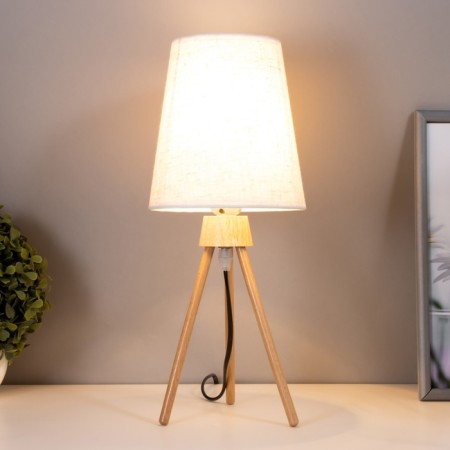 Hell lamp Ilaria E27 40W light wood 16x16x37.5 cm Risalux-1