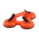Vacuum suction cupid for gluing glasses in the car, d 12 cm, orange