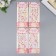 Plastic sticker "Rhinestial rhinestones" MIX D-0.6 cm 10x22.5 cm