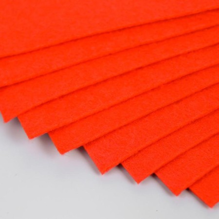 Soft felt 1 mm "scarlet" set 10 sheets format A4-3