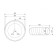ABBER Bequem AC2115 shell, 405x405x130 mm, white
