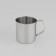 A stainless steel mug of the India, 500 ml, d = 9 cm