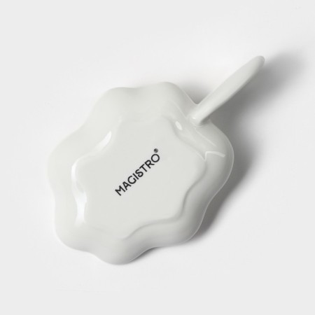 Porcelain Magistro "Flower", 9.6 × 5.6 cm, white color-4