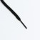 Round shoelaces 5 mm, 110 cm, black color, steam