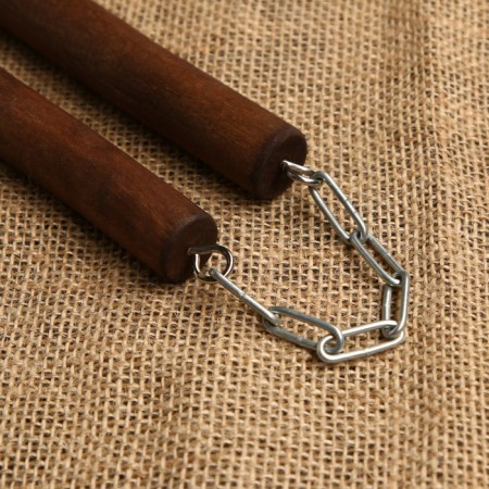 Souvenir wooden weapons "Nunchaki", dark, 25 cm, beech array-2