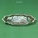 Plate Glass Dessert shade "New Year's mood", d = 20.5 cm