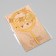 Topper "Happy Birthday", a circle with hearts, gold, give beautifully