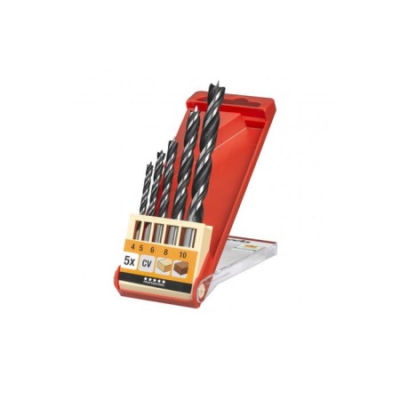 Drill on wood drill KWB CV, 4-10 mm, shank d = 10 mm, 5 items