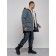 Winter male park, size 54, dark gray color