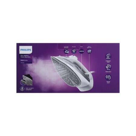 PHILIPS DST5010/15 iron, ceramic sole, 2400 W, 40 g/min, 320 ml, gray-5