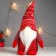 Doll Interior Light "Santa Claus Luminous nose, in a red cap with patterns" 33x17x12 cm