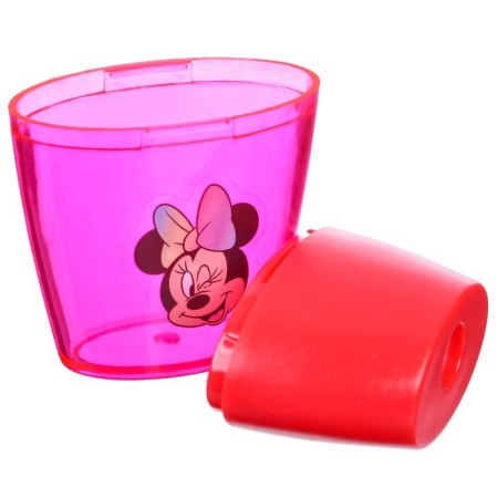 Plastic sharpener, red color, Minnie Mouse-3
