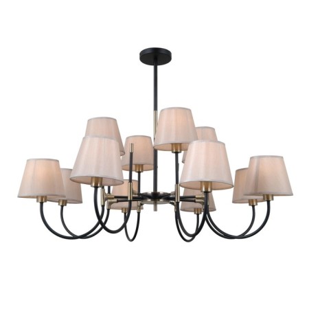Ceiling light Gerhort G11099/12MBK+AB GR, 12x40W, E14, 67x91x91 cm, bronze color-1