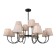 Ceiling light Gerhort G11099/12MBK+AB GR, 12x40W, E14, 67x91x91 cm, bronze color