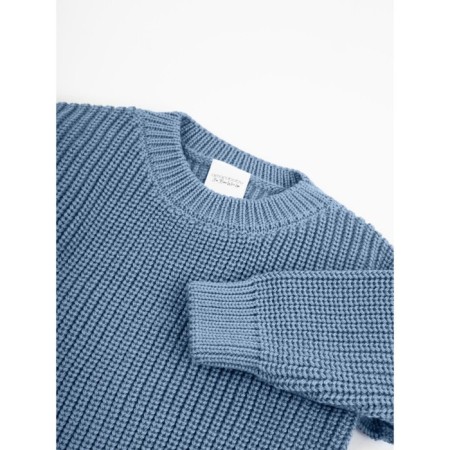Sweater Knitted Children's Amarobaby Pure Love Buddy, height 74 cm, blue color-12