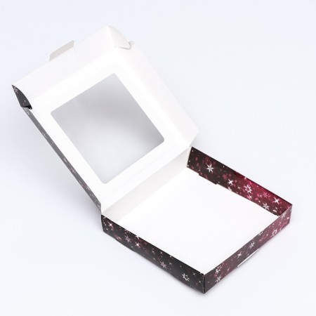 Self -charging box, "New Year", 16 x 16 x 3 cm-4