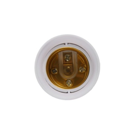 Ecola adapter, plug-patron, E27, 40 x 55 mm, white-3