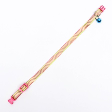 Nylon's collar "Wave", 33 x 1 cm, Mix flowers-3