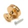 Handle button Cappio PK324, D = 30 mm, color gold