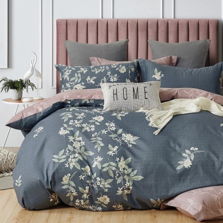 Bed linen duet Jasmine, size 235x260 cm, 145x215 cm - 2 pcs, 50x70 cm - 2 pcs, 70x70 - 2 pcs