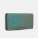Women's wallet on magnets, green color