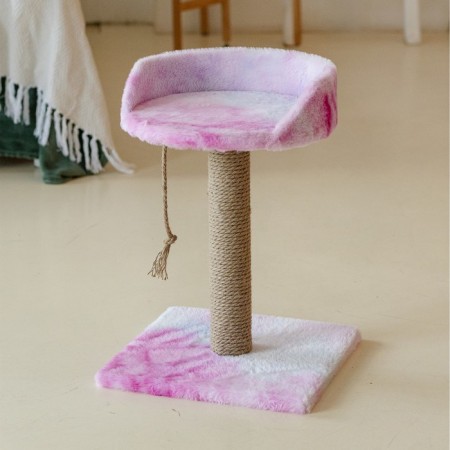 A column-bungee with a sunbed, 35 x 35 x 50 cm, pink-white-2
