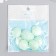 Decor for creativity plastic "Broke with mother of pearl" pistachio 1.8x2 cm