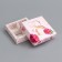 Box for sweets 4 pcs without a window "since March 8", 12.6 x 12.6 x 3.5 cm. Confectionery packaging