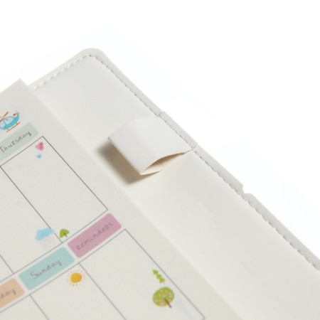 Note book A5, 160 sheets on the Daily Journal rings, Cover artificial leather, an illustration block 80 g/m2, mix-18
