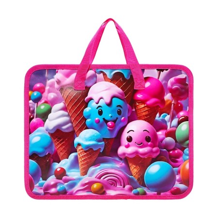 Folder with handles plastic, A4, Eskimo-1